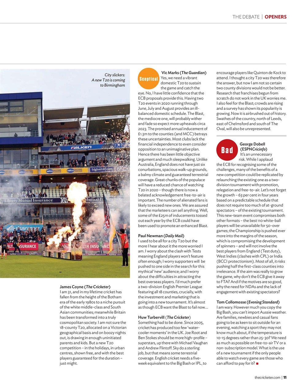 The Cricketer Magazine Preview Pages