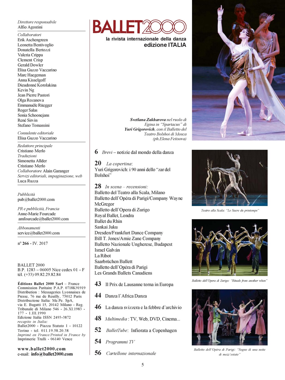 BALLET2000 Edizione Italia Preview Pages