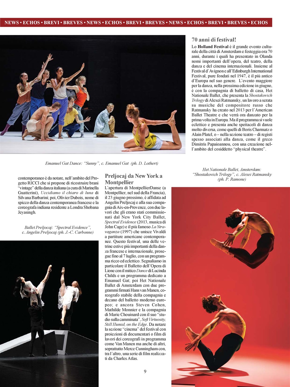 BALLET2000 Edizione Italia Preview Pages