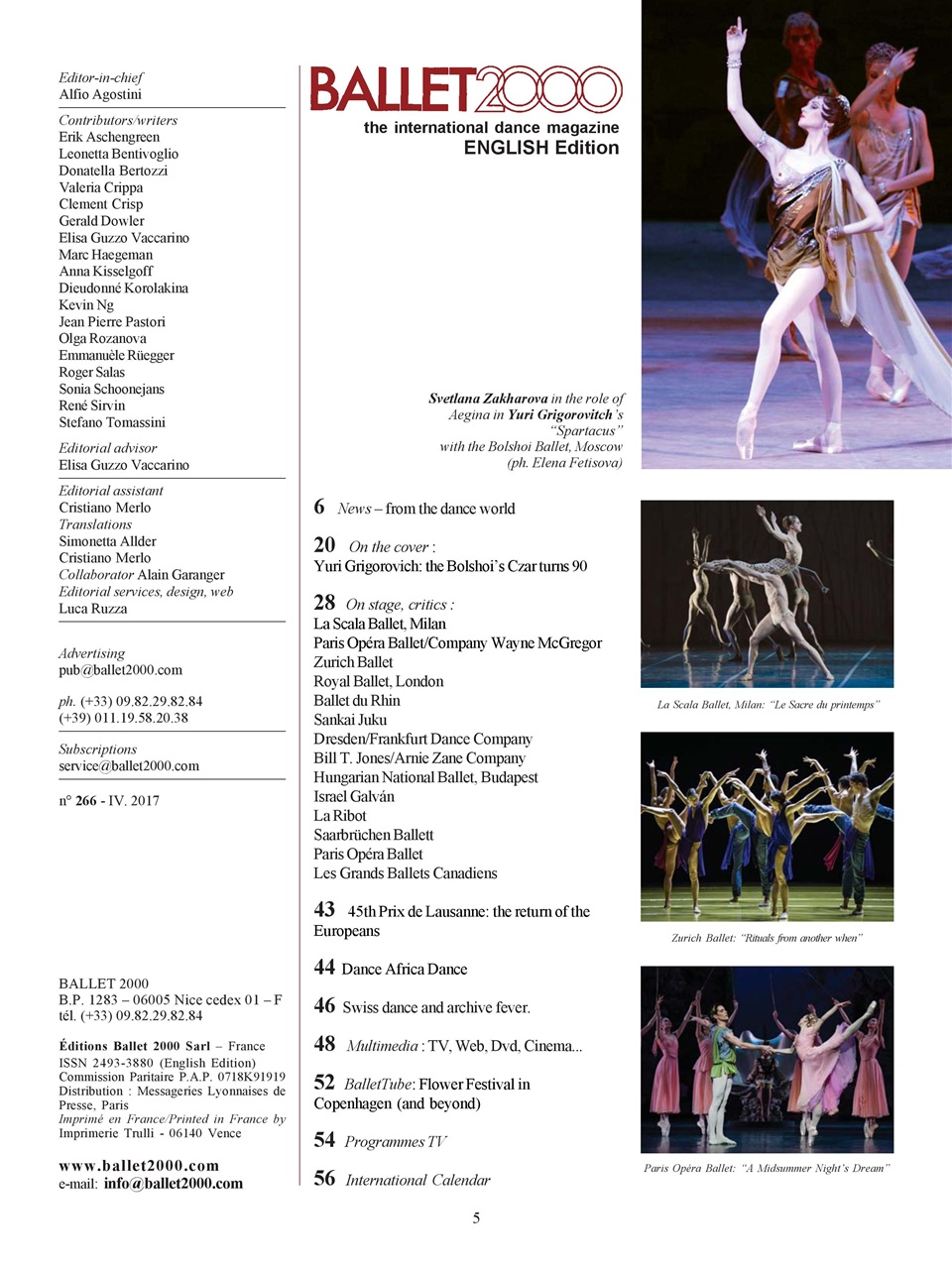 BALLET2000 English Edition Preview Pages