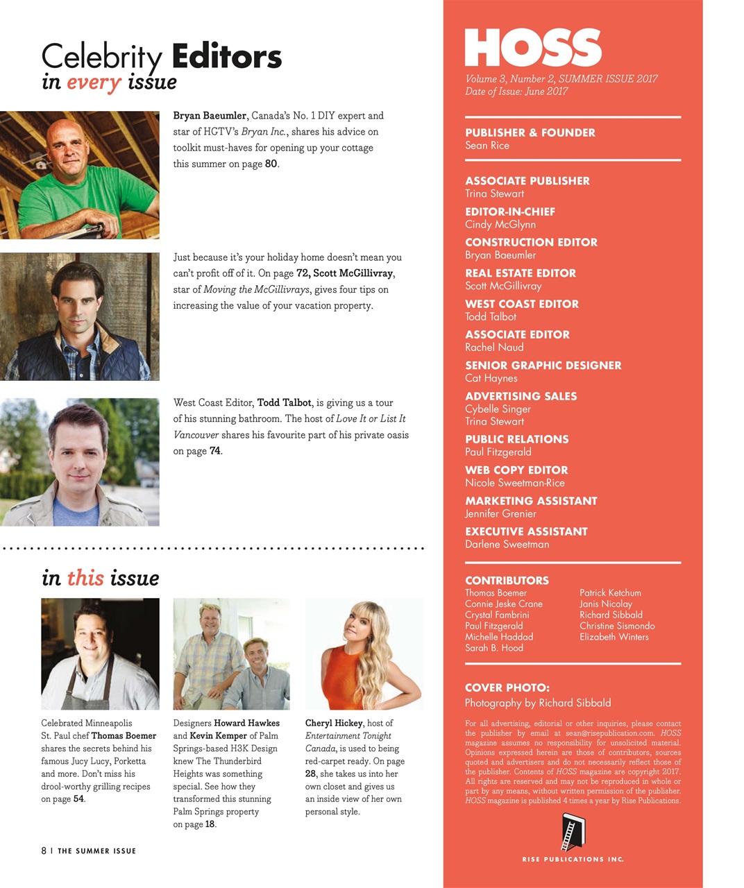 HOSS Magazine Preview Pages