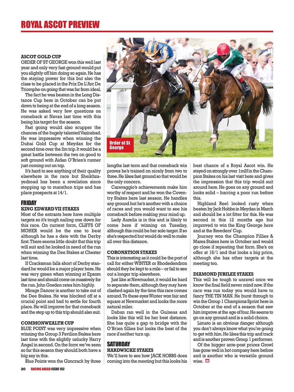 Racing Ahead Preview Pages