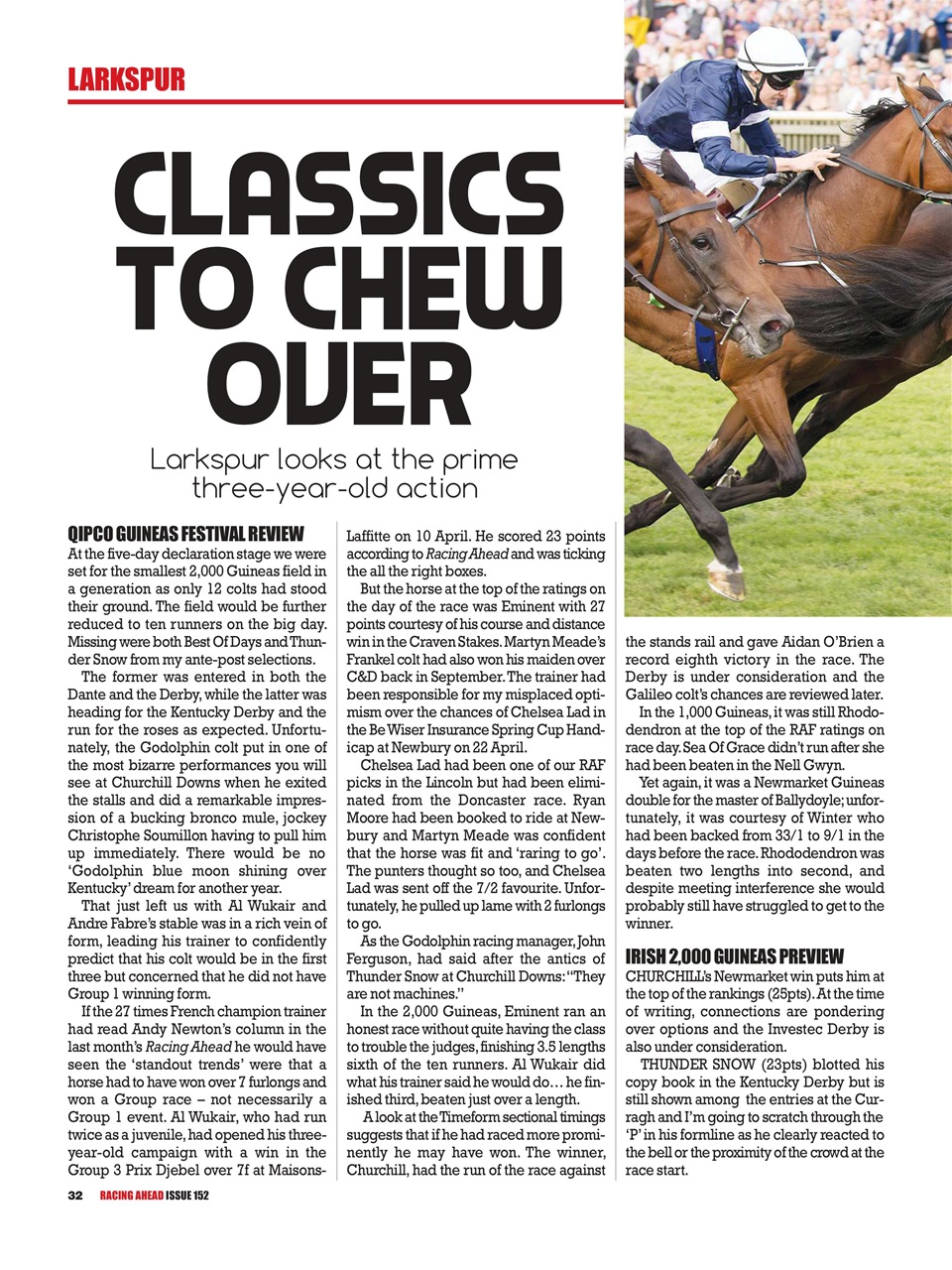 Racing Ahead Preview Pages