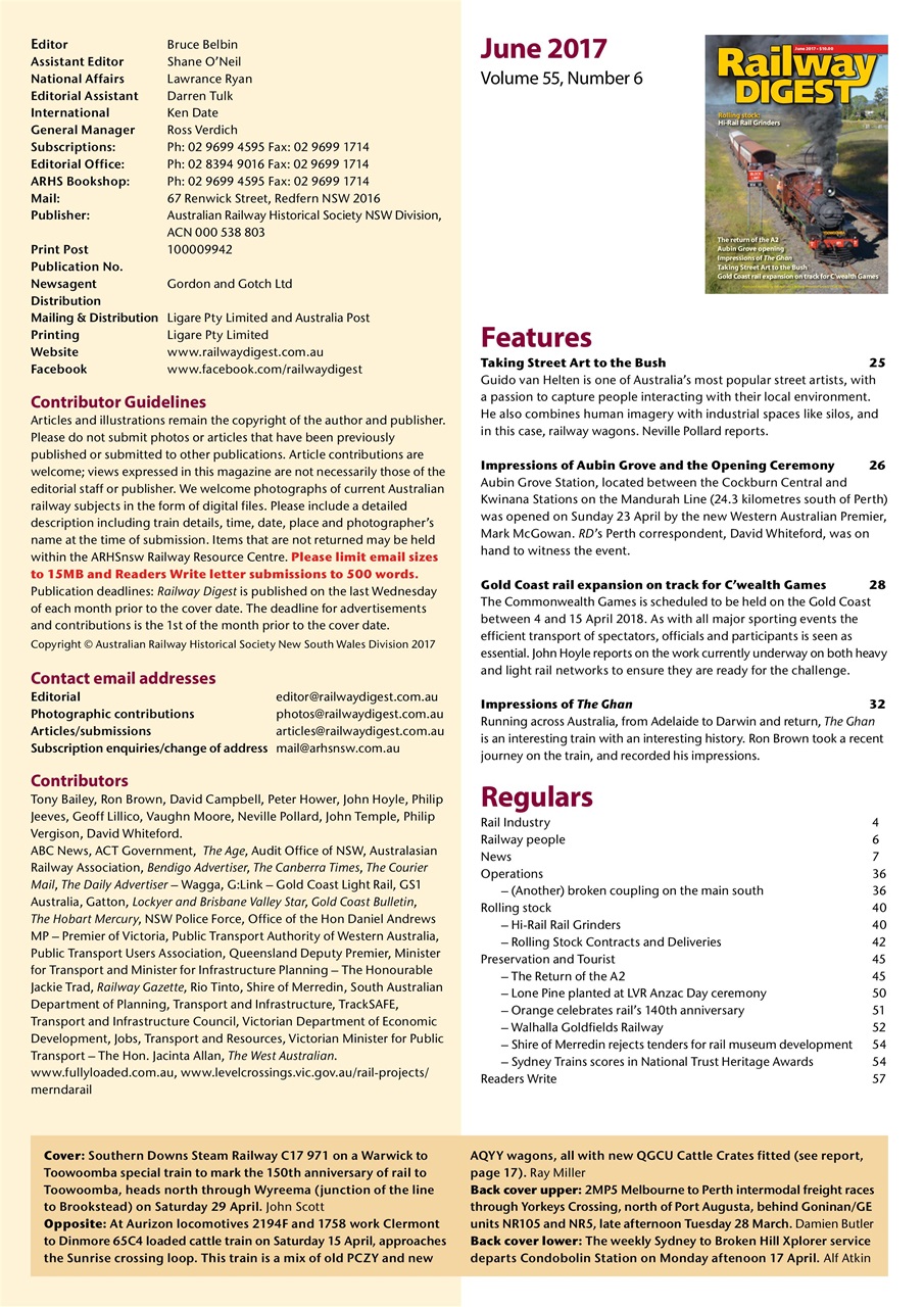 Railway Digest Preview Pages