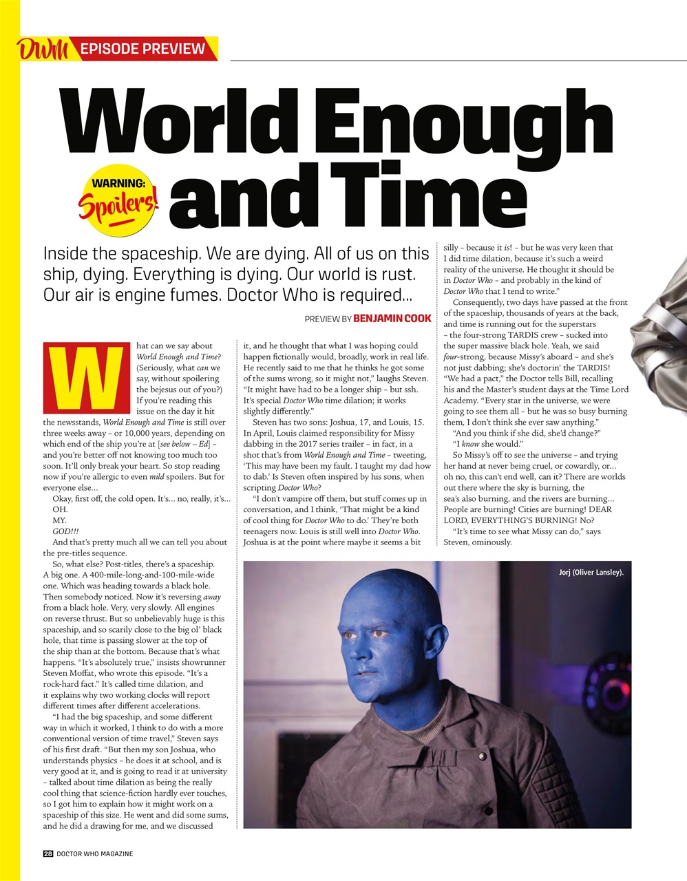 Doctor Who Magazine Preview Pages