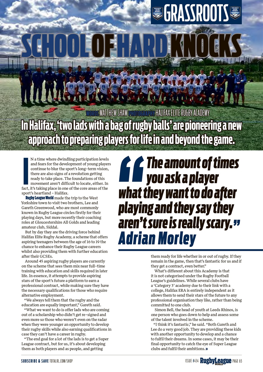 Rugby League World Preview Pages