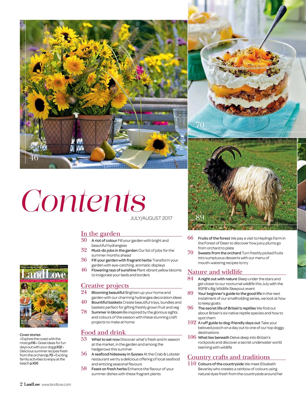 LandLove Magazine Preview Pages