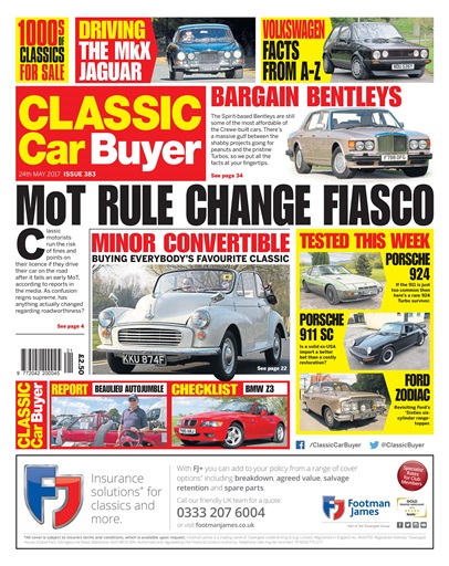 Classic Car Buyer issue 