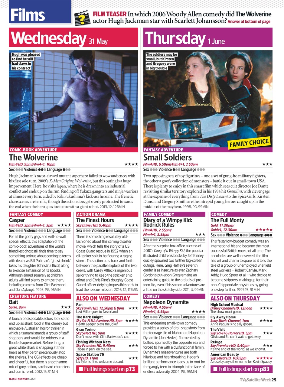 TV & Satellite Week Preview Pages