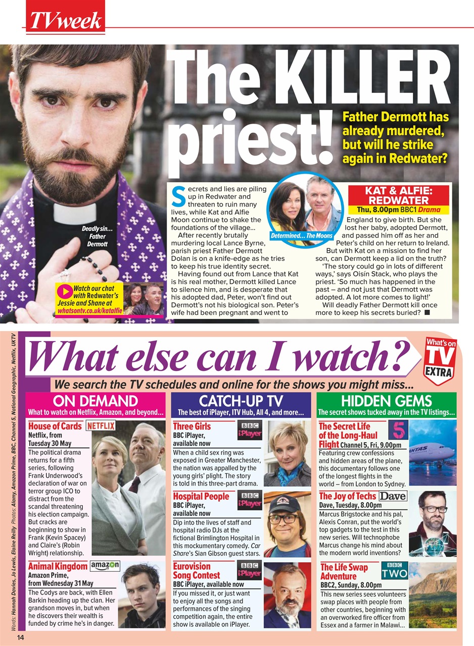 What's on TV Preview Pages