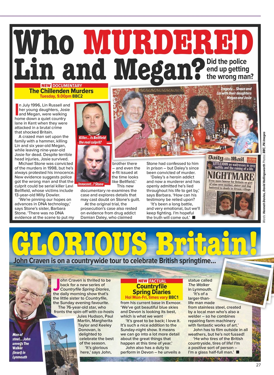 What's on TV Preview Pages