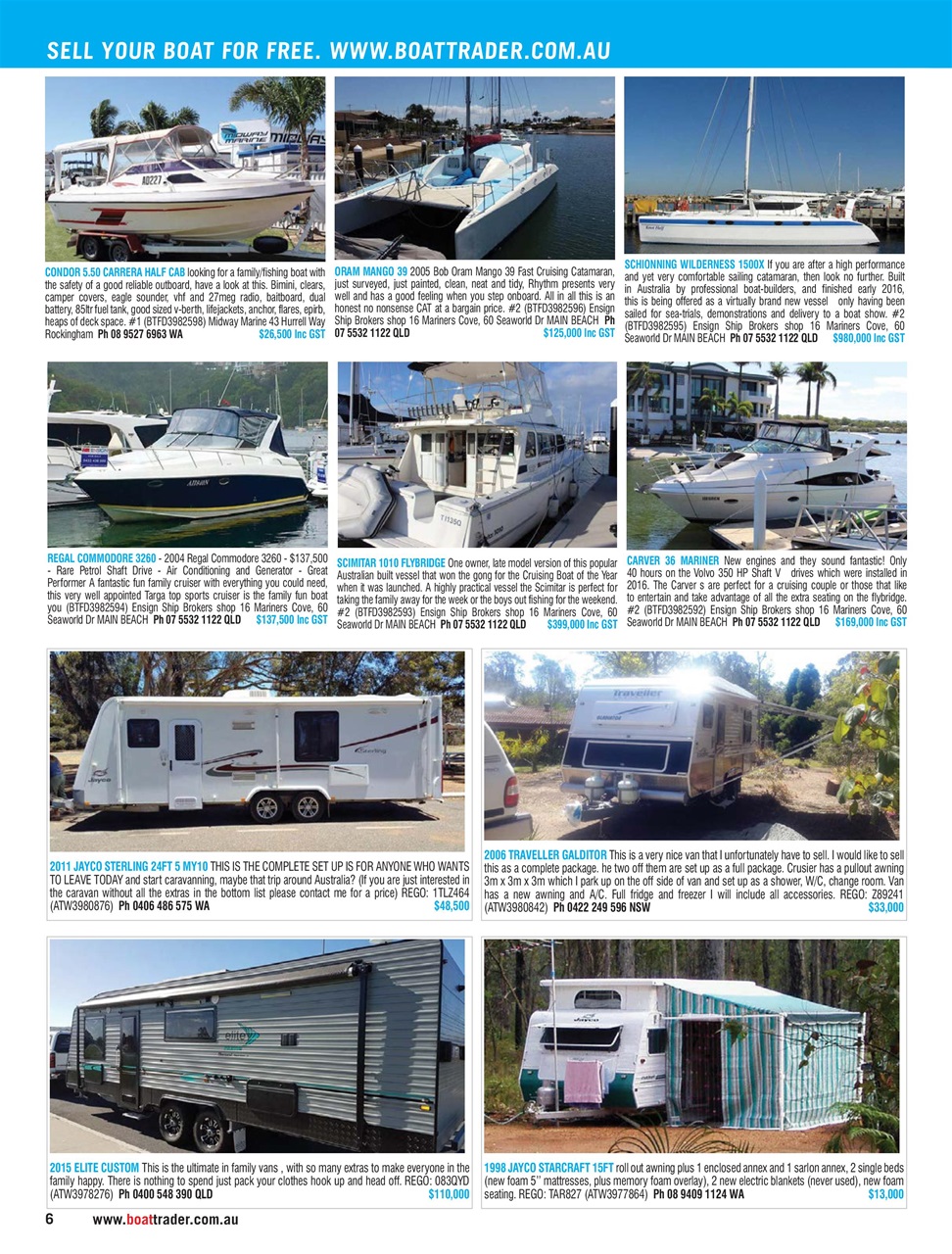 Boat Trader Australia Preview Pages