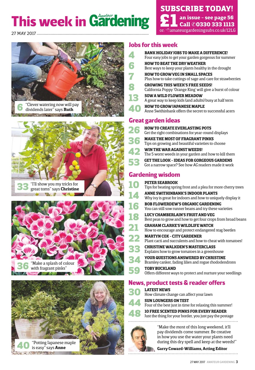 Amateur Gardening Preview Pages