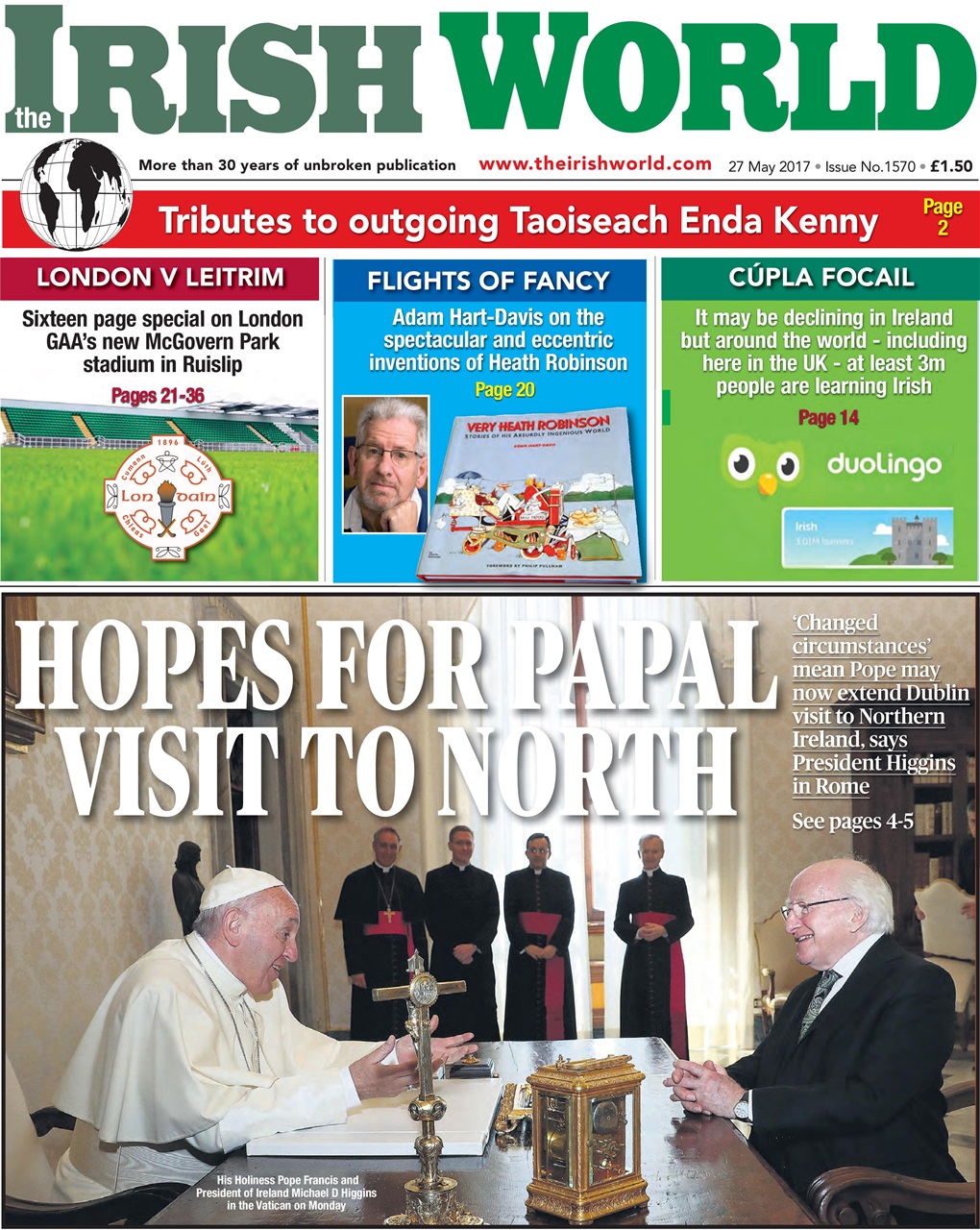 Irish World Preview Pages