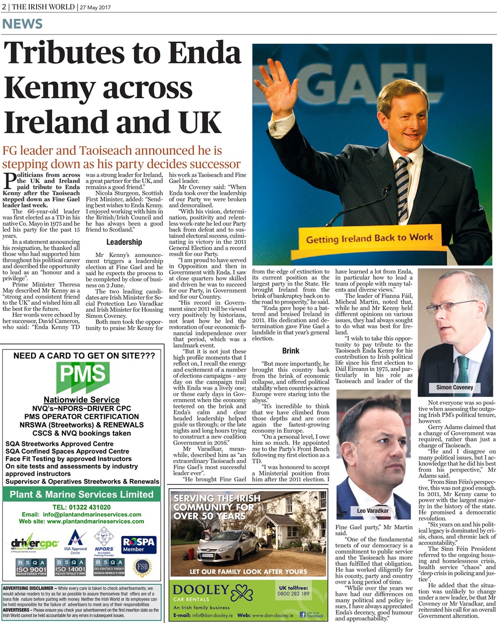 Irish World Preview Pages