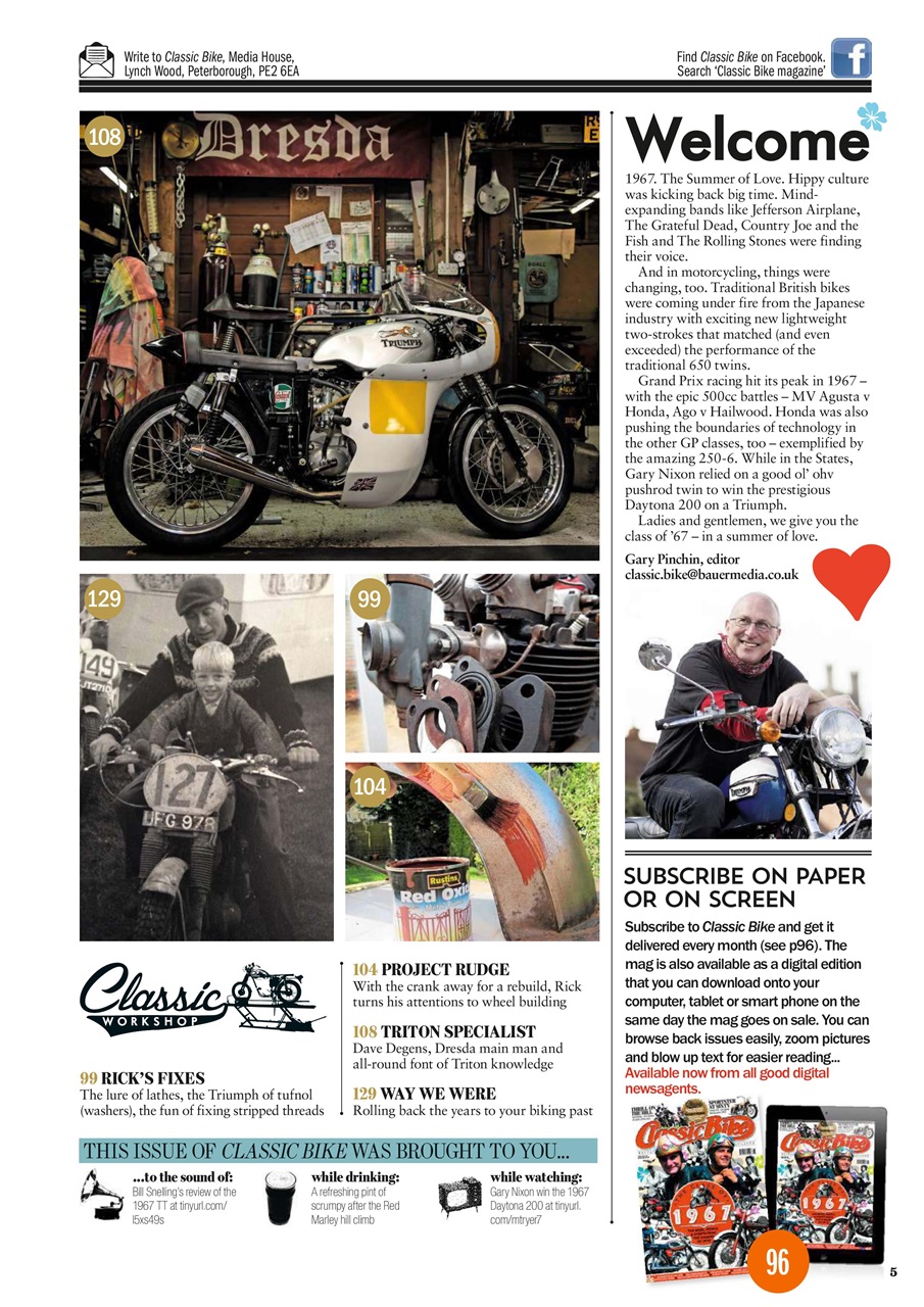 Classic Bike Preview Pages