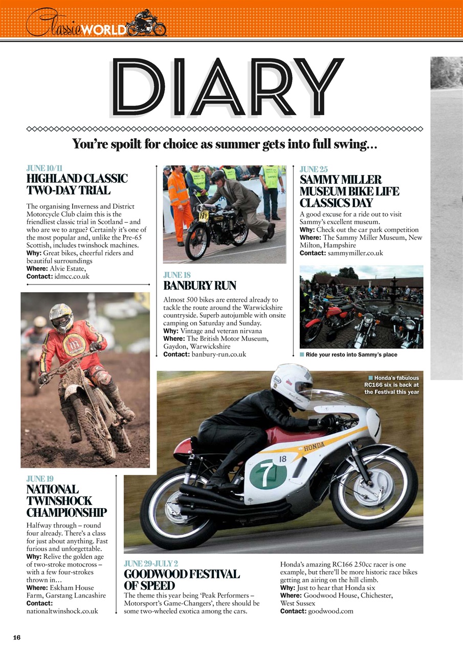 Classic Bike Preview Pages