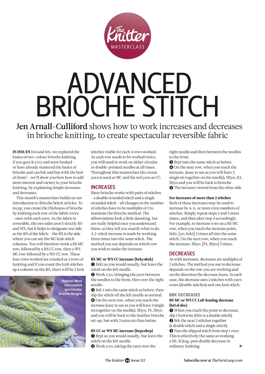 The Knitter Preview Pages