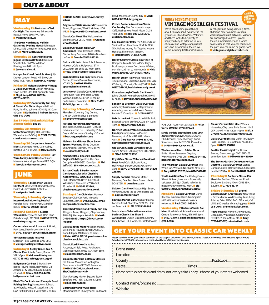 Classic Car Weekly Preview Pages