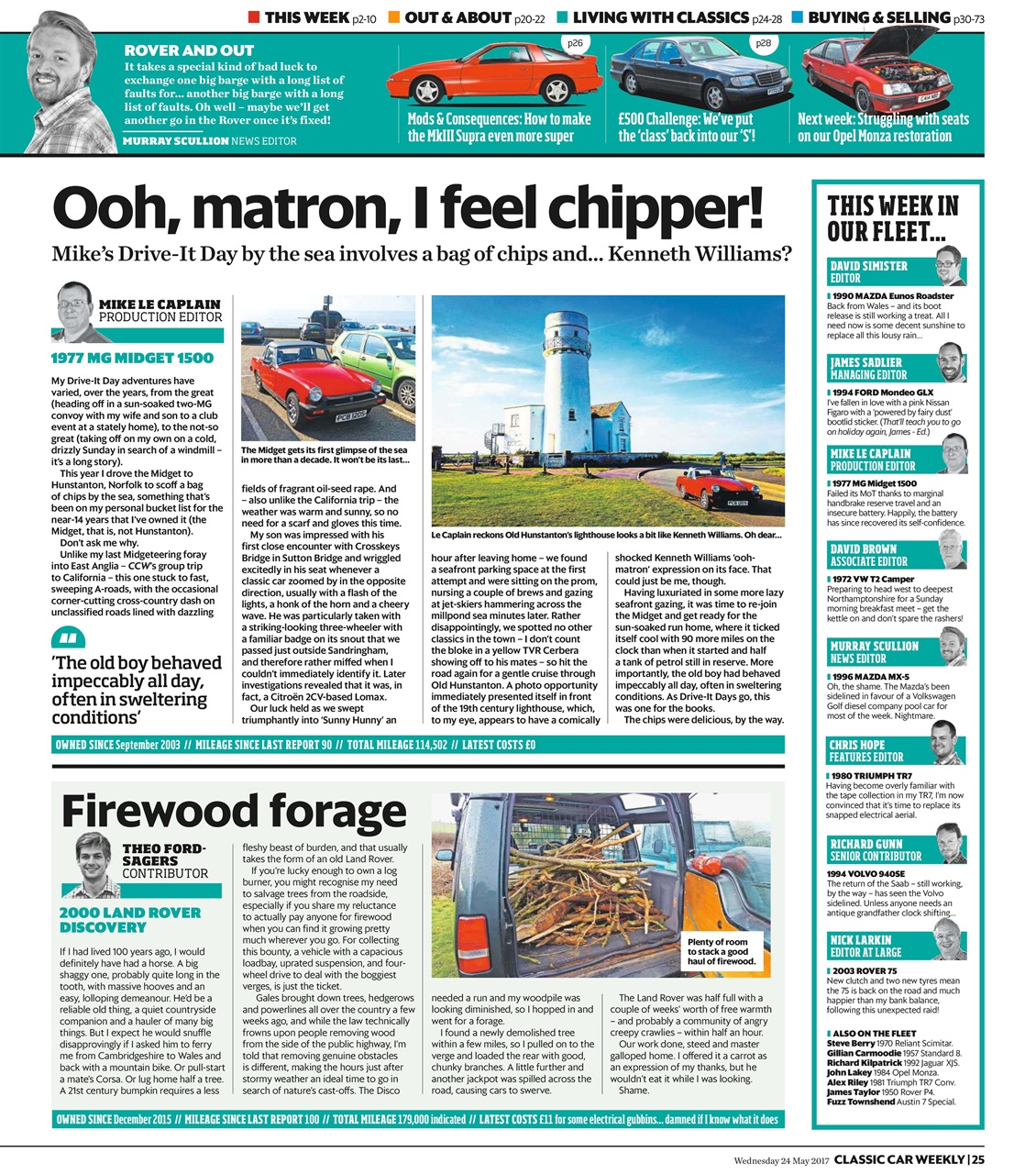 Classic Car Weekly Preview Pages