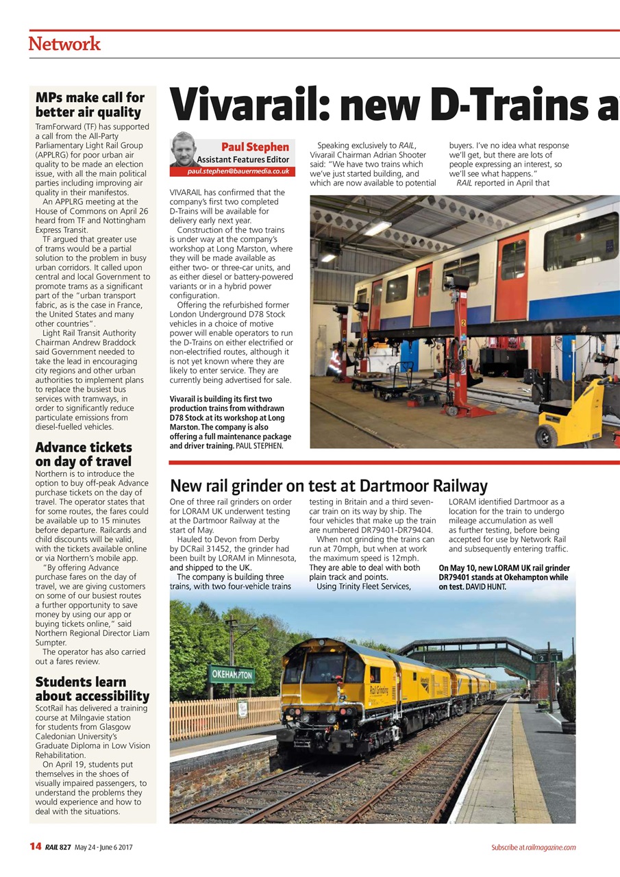 Rail Preview Pages