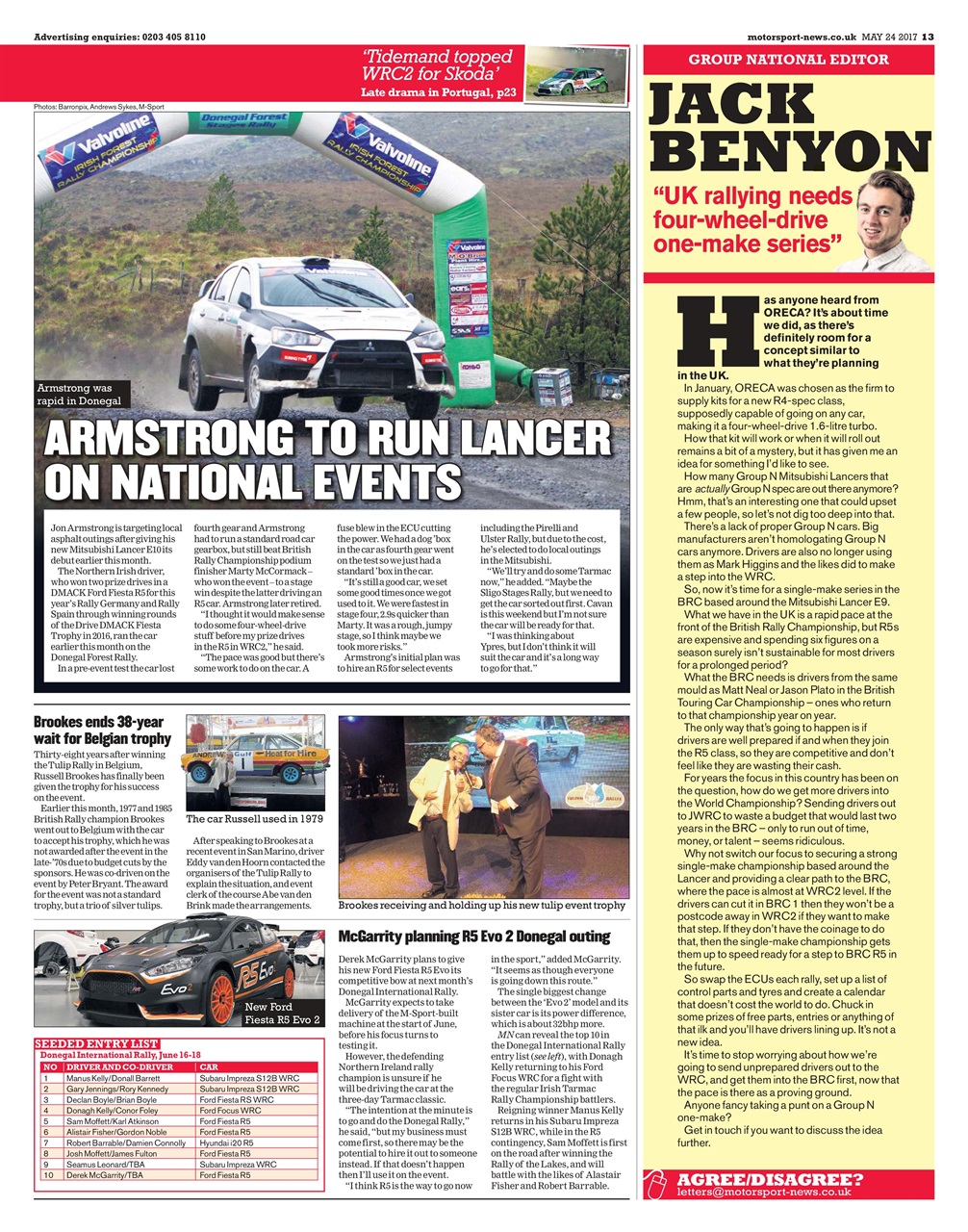 Motorsport News Preview Pages