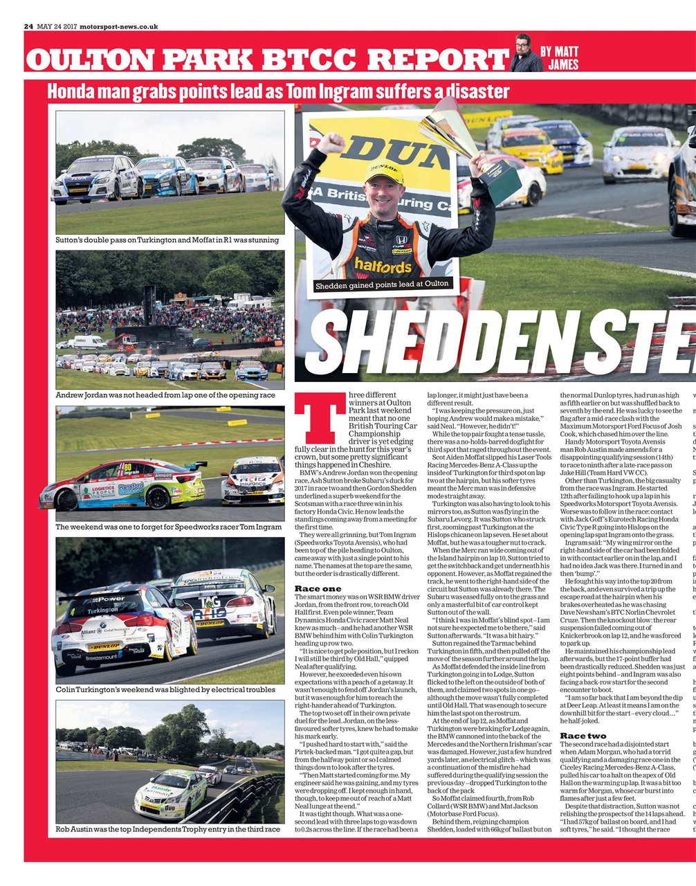 Motorsport News Preview Pages