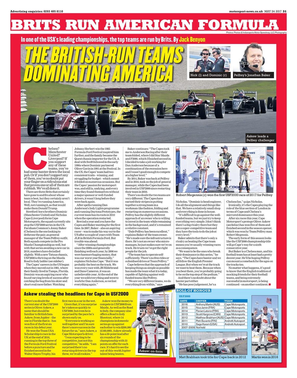 Motorsport News Preview Pages