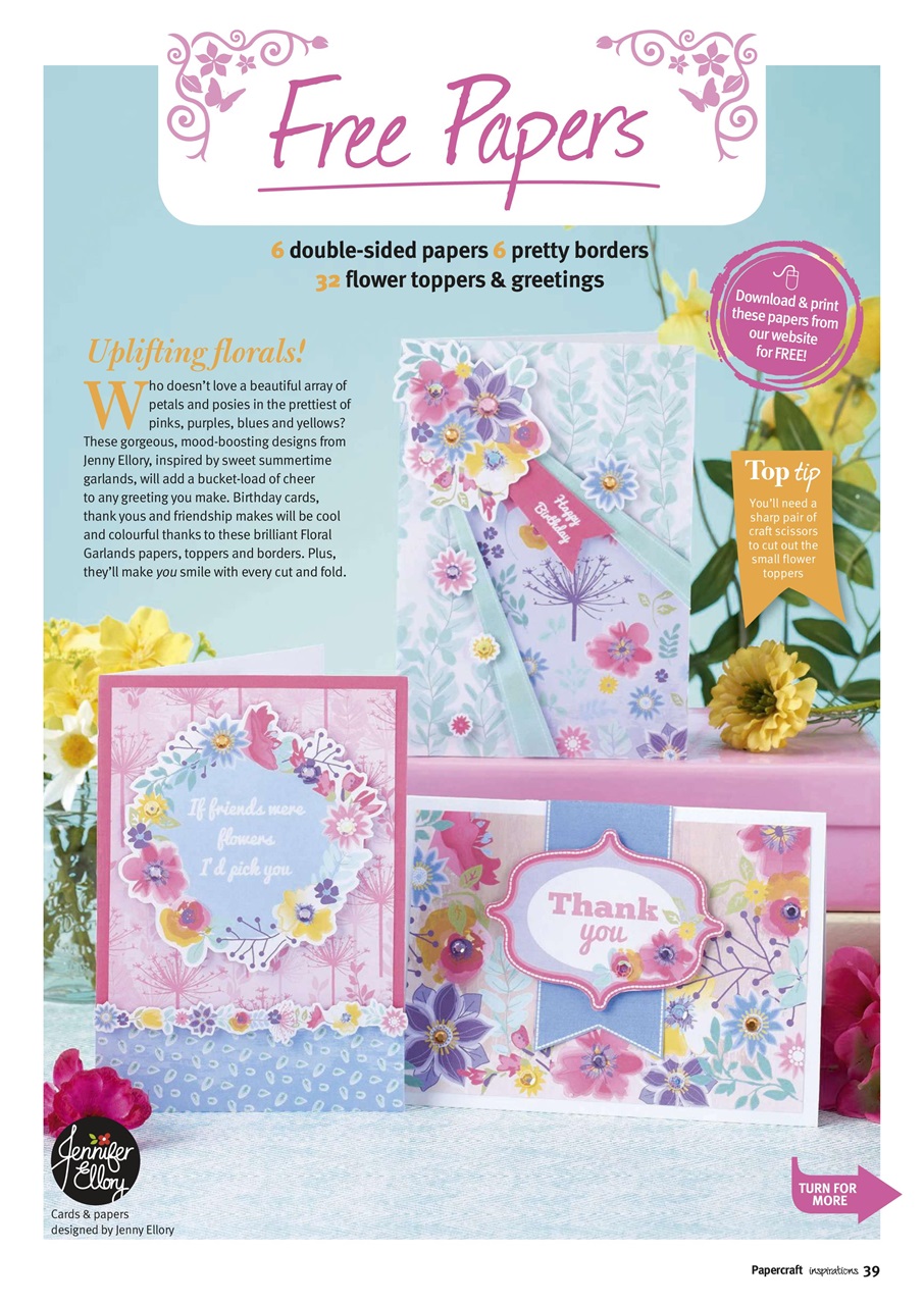 Papercraft Inspirations Preview Pages