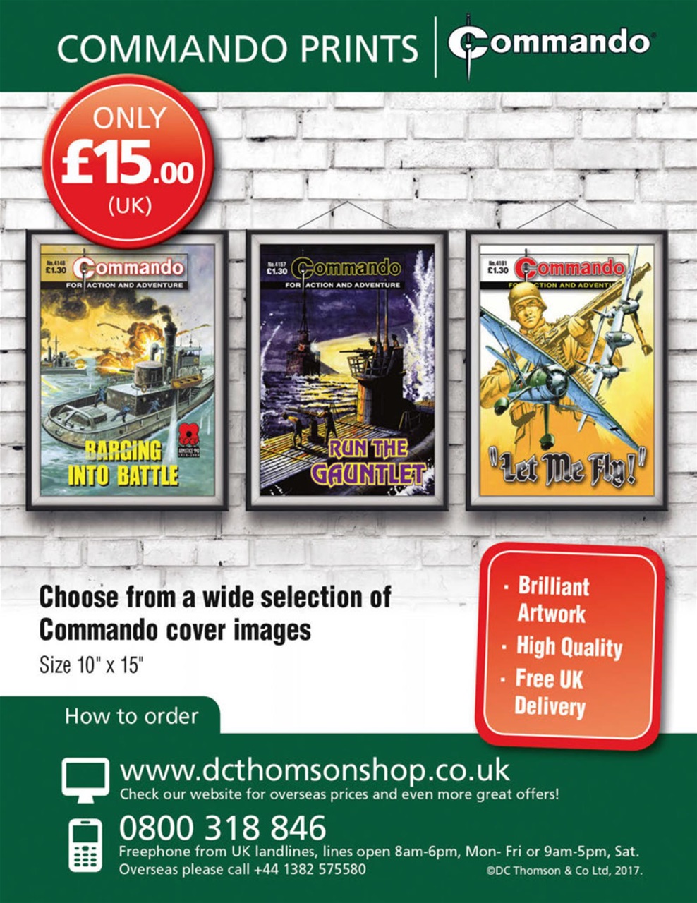 Commando Preview Pages