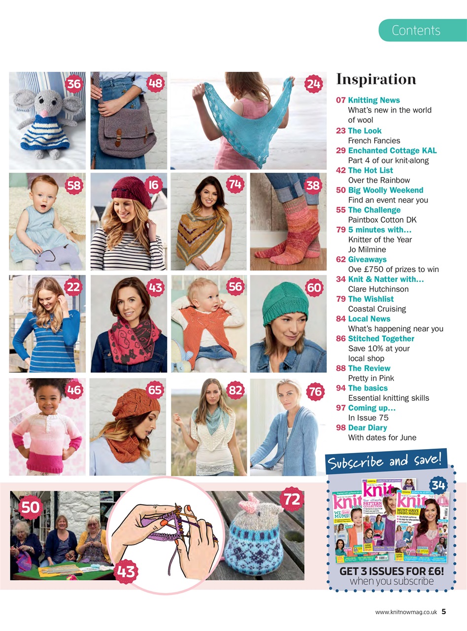 Knit Now Preview Pages