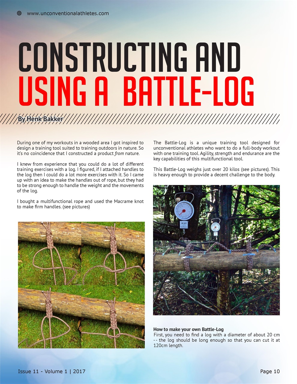 Unconventional Athletes Magazine Preview Pages