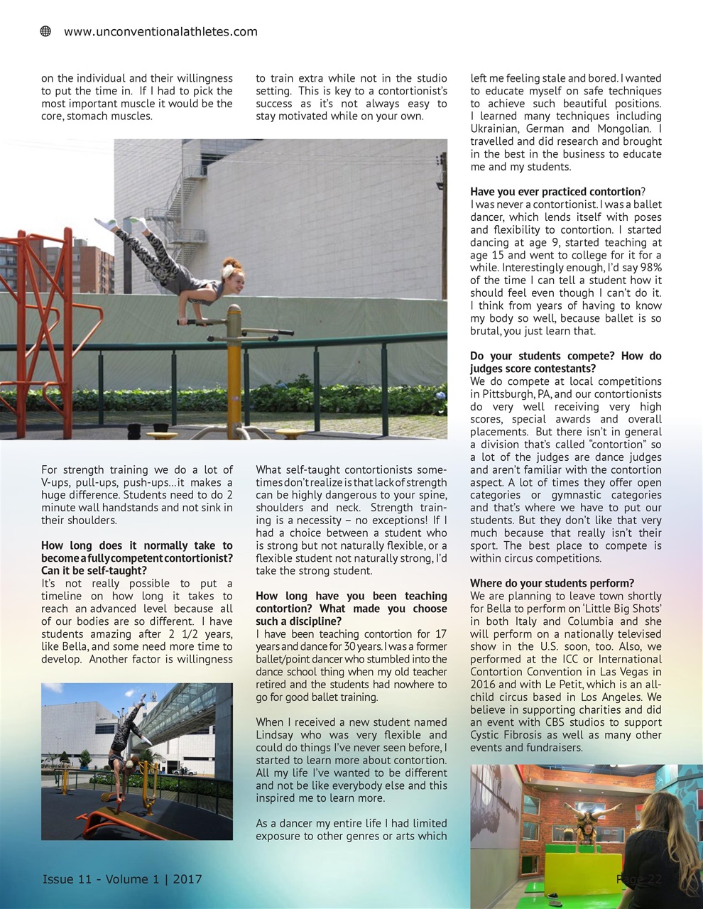 Unconventional Athletes Magazine Preview Pages