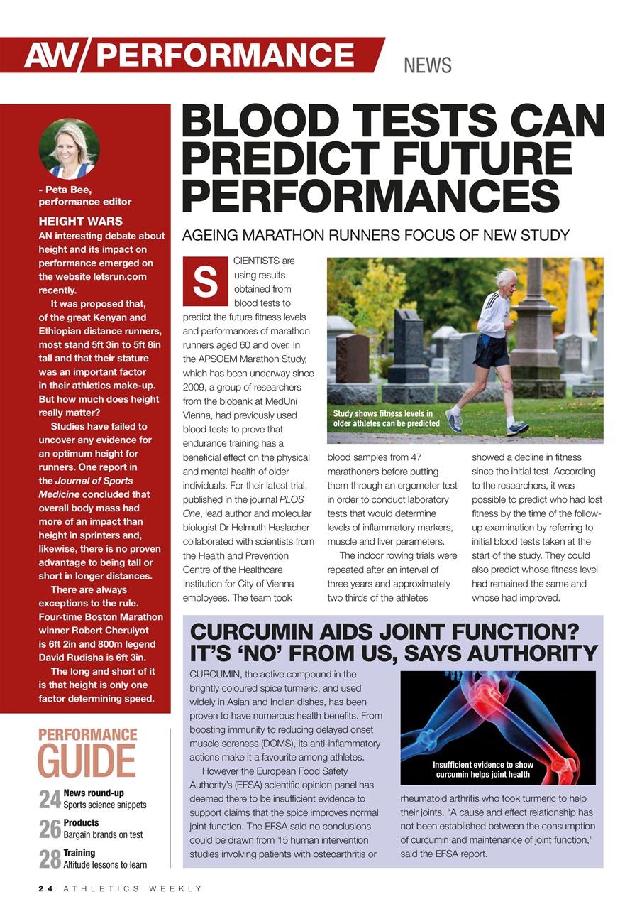 AW – Athletics Weekly Magazine Preview Pages