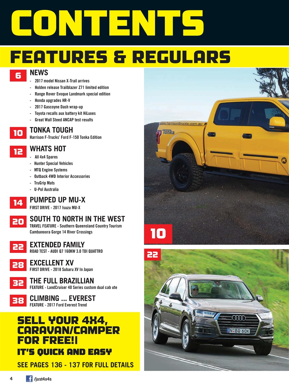 JUST 4X4S Preview Pages