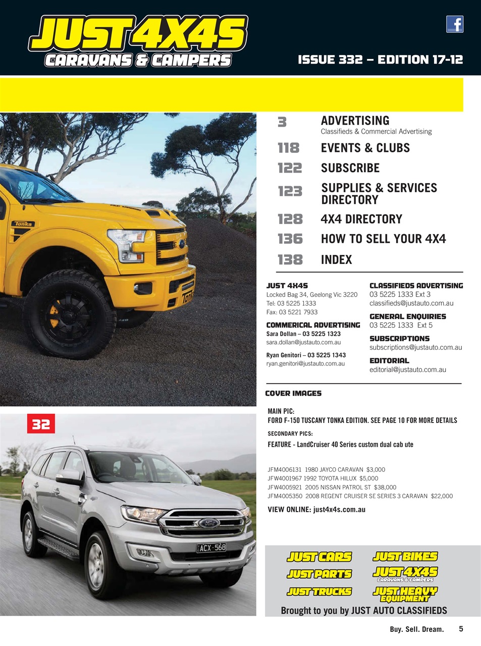 JUST 4X4S Preview Pages