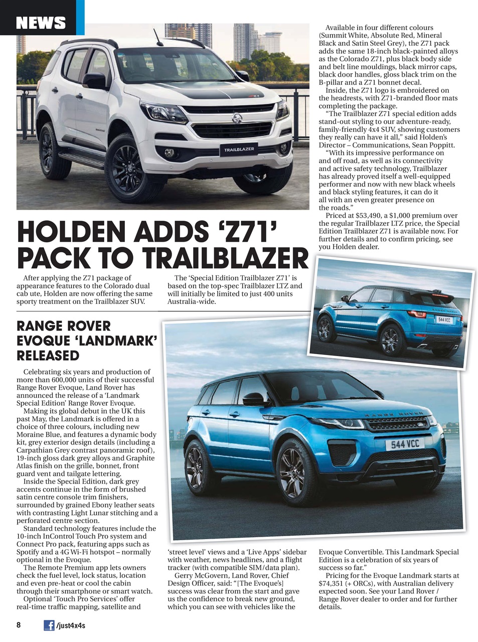 JUST 4X4S Preview Pages