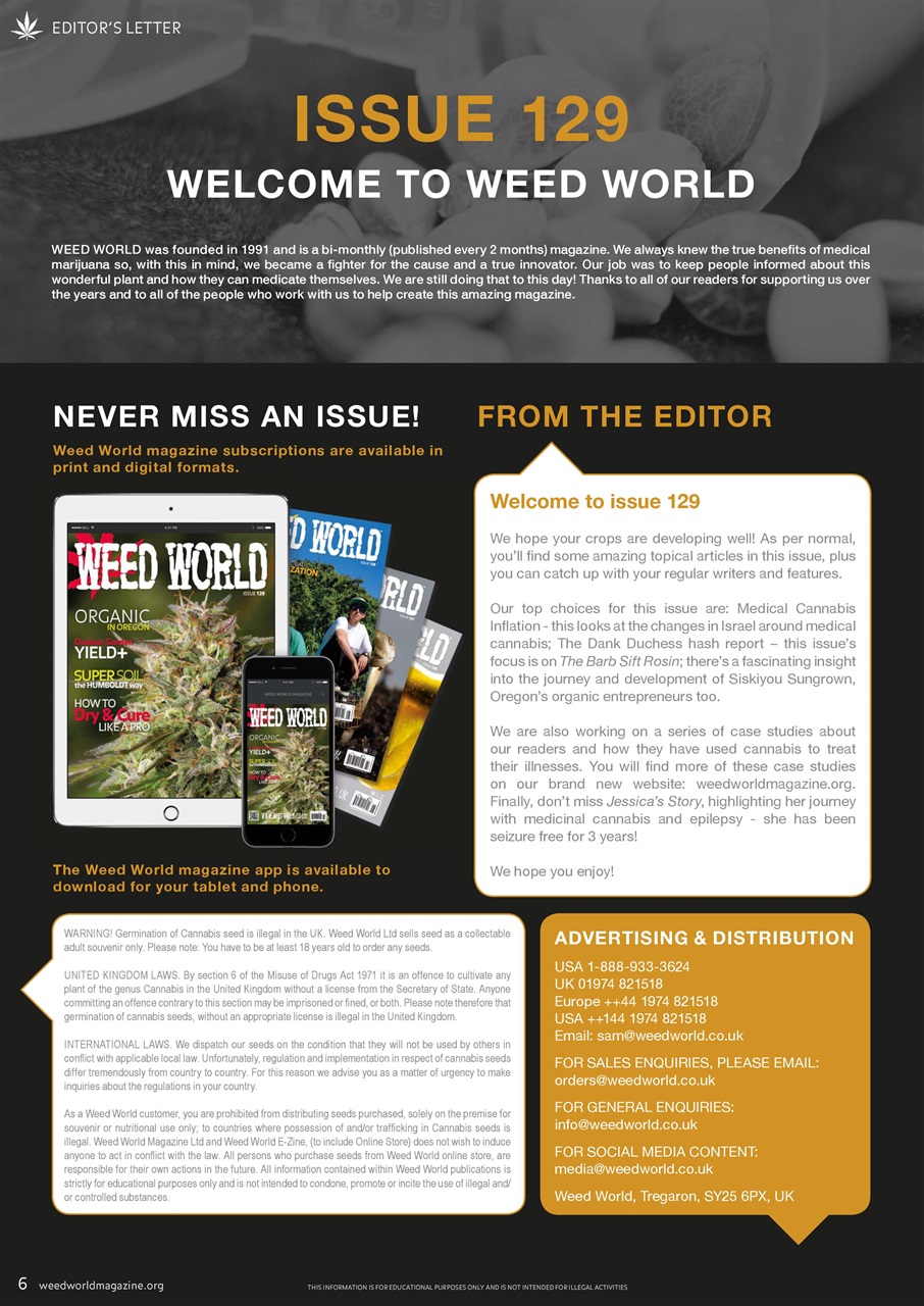 Weed World Preview Pages