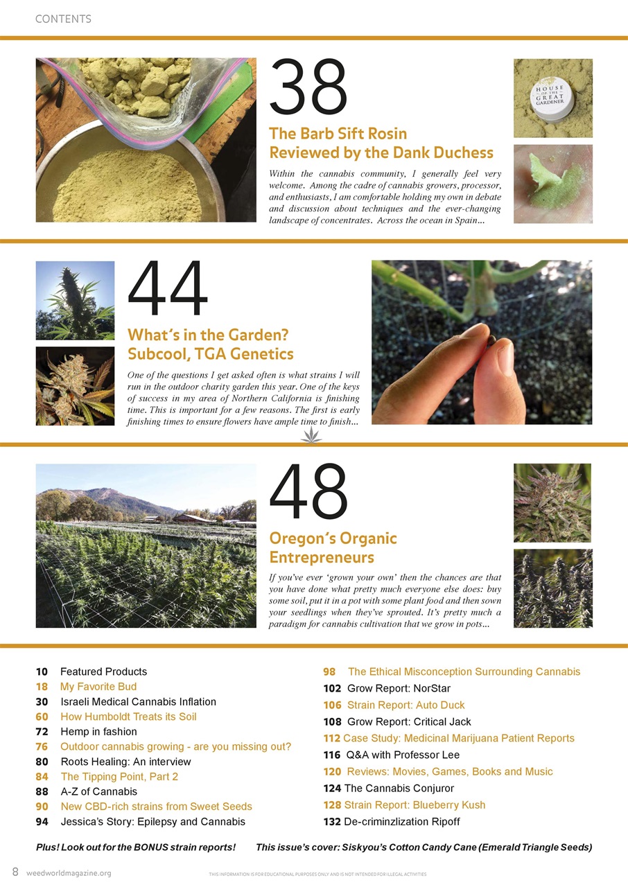 Weed World Preview Pages