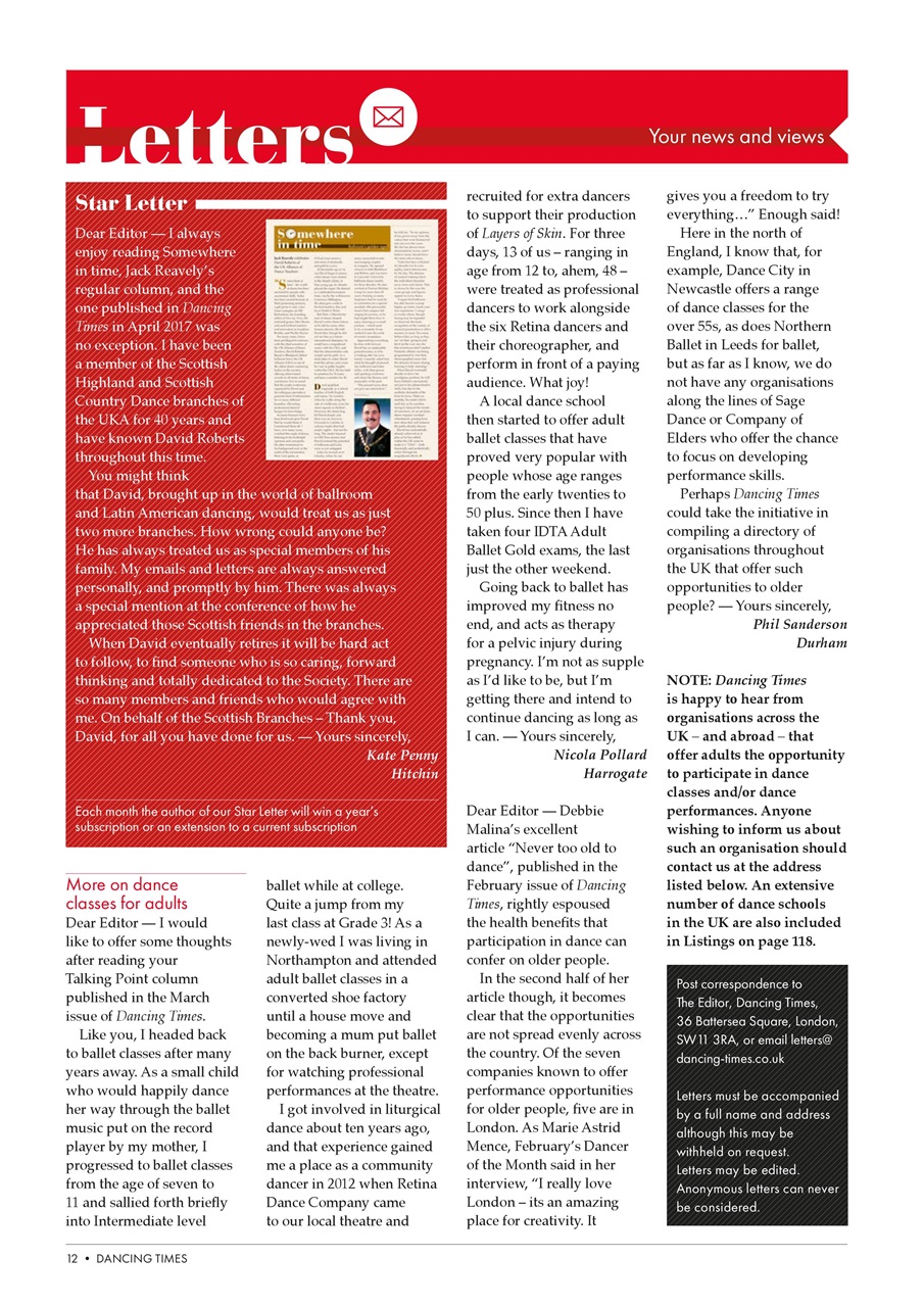 Dancing Times Preview Pages