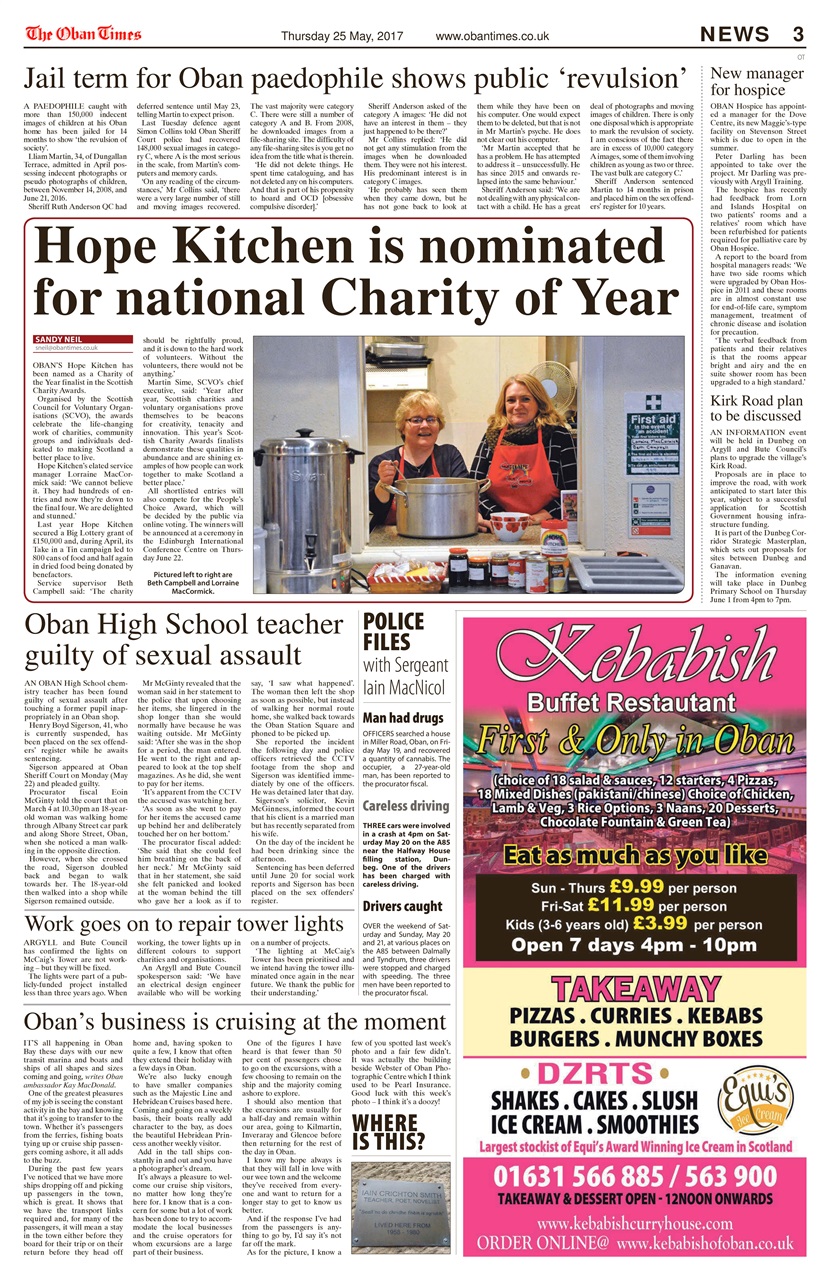 The Oban Times & Lochaber Times Preview Pages