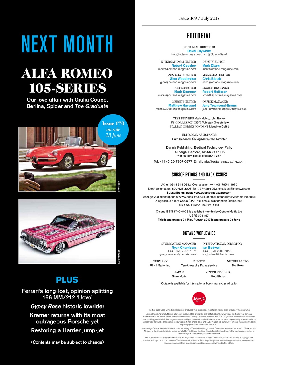 Octane Preview Pages