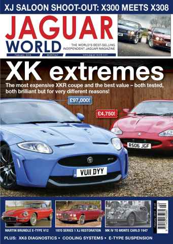 Jaguar World issue Amazing XKR February 2012