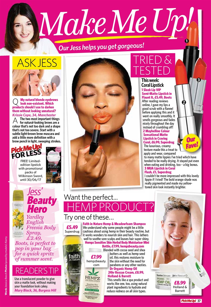 Pick Me Up Preview Pages