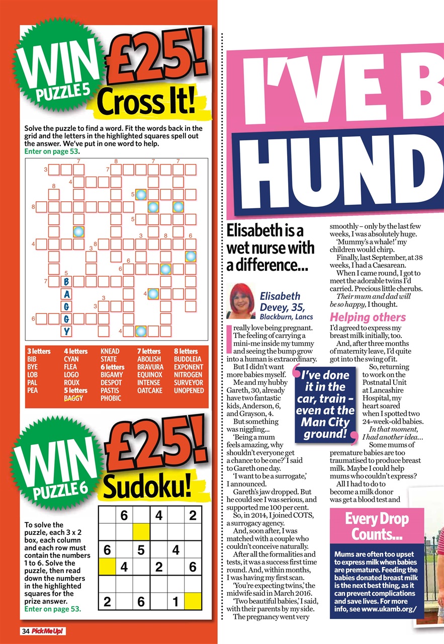 Pick Me Up Preview Pages