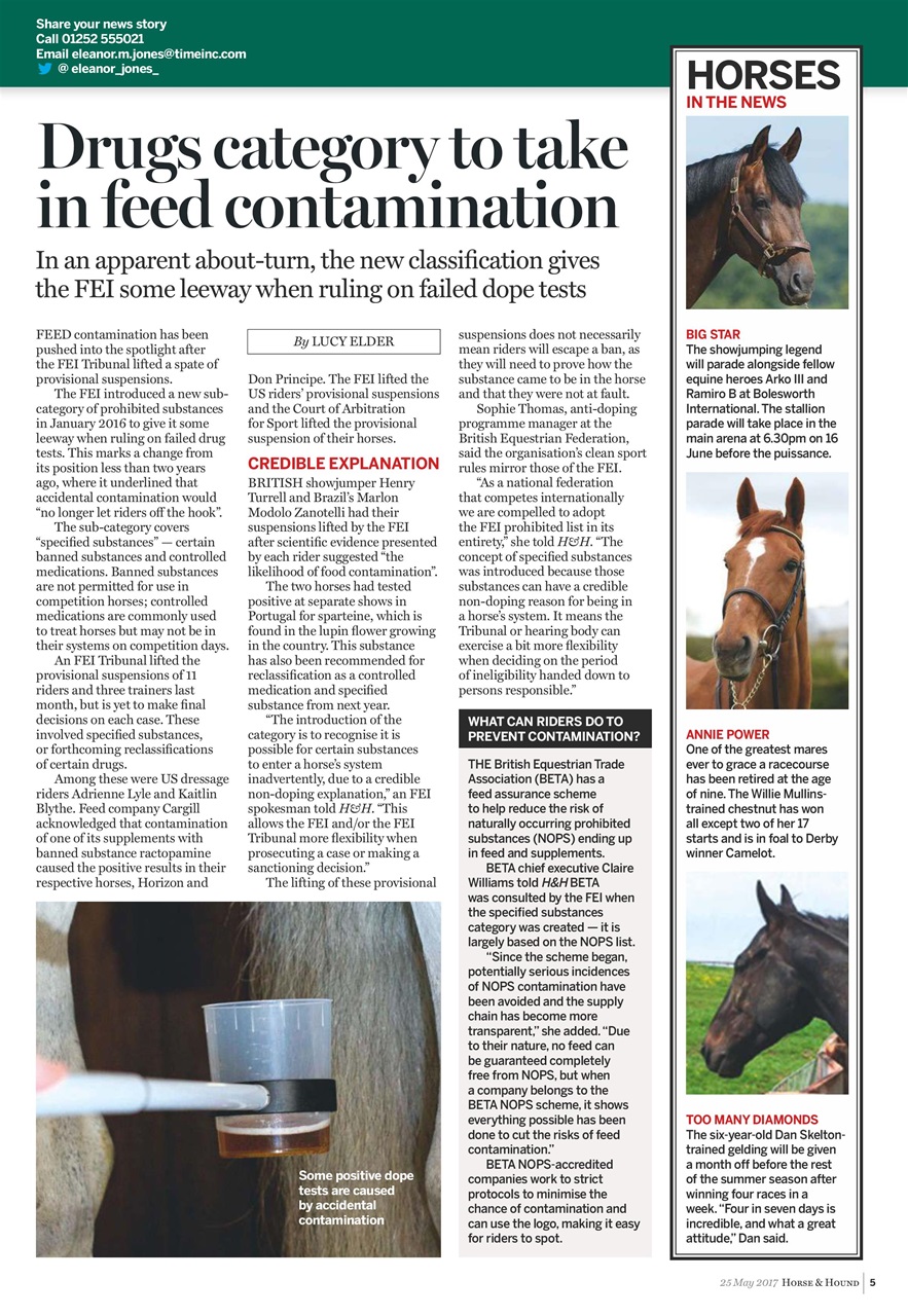 Horse & Hound Preview Pages