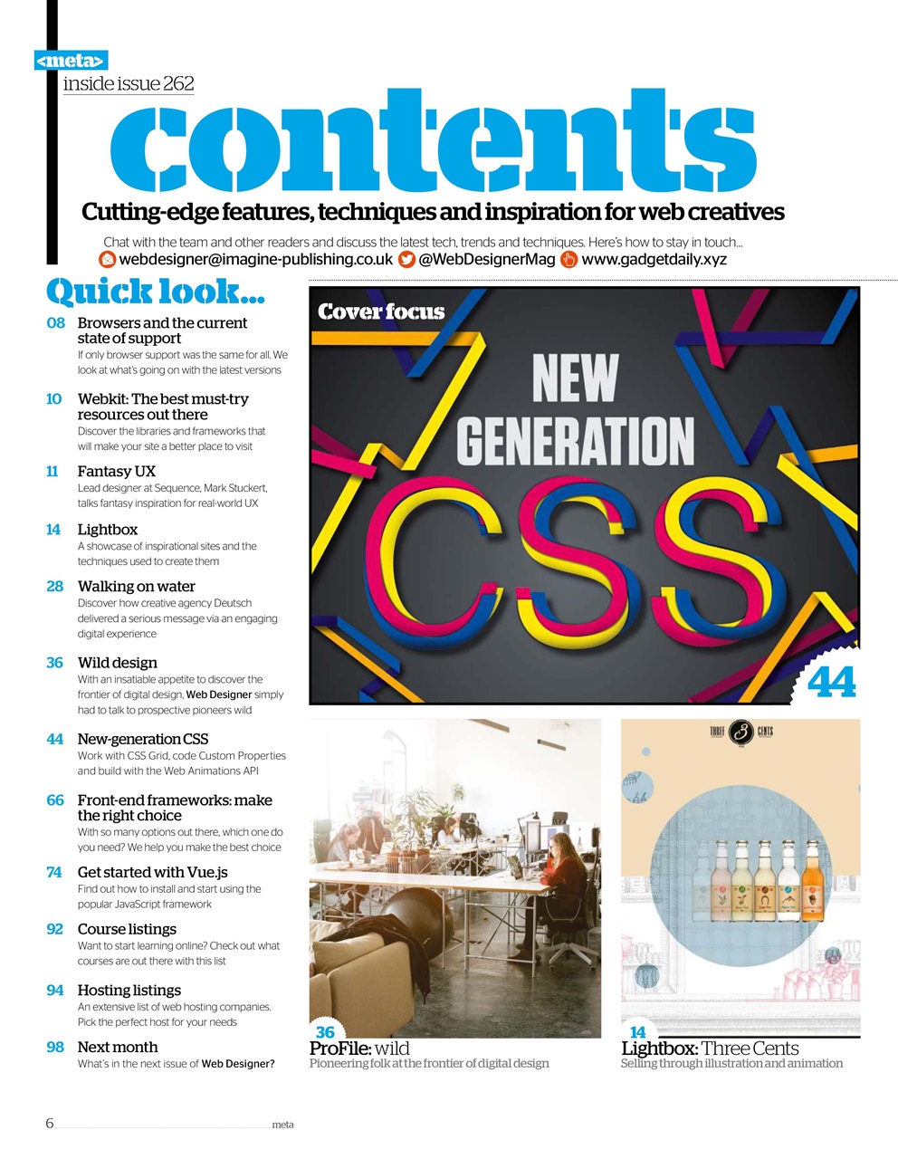 Web Designer Preview Pages