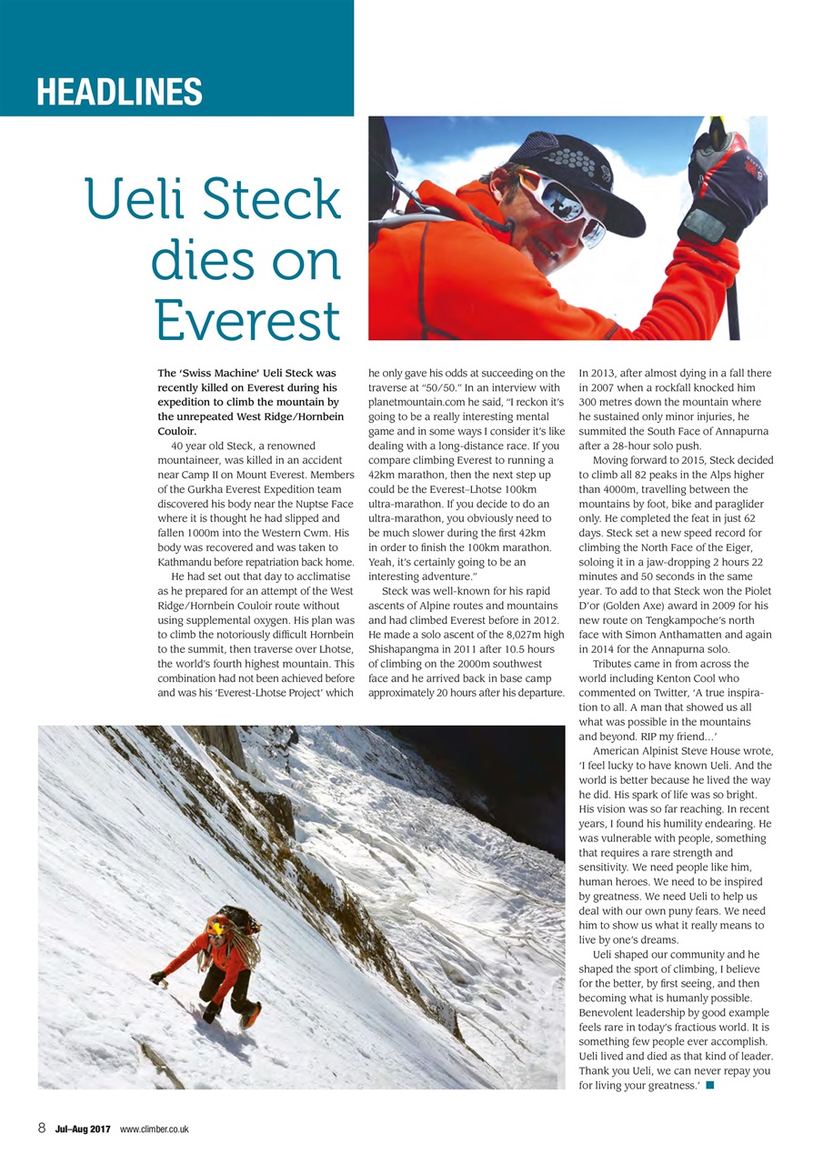 Climber Preview Pages