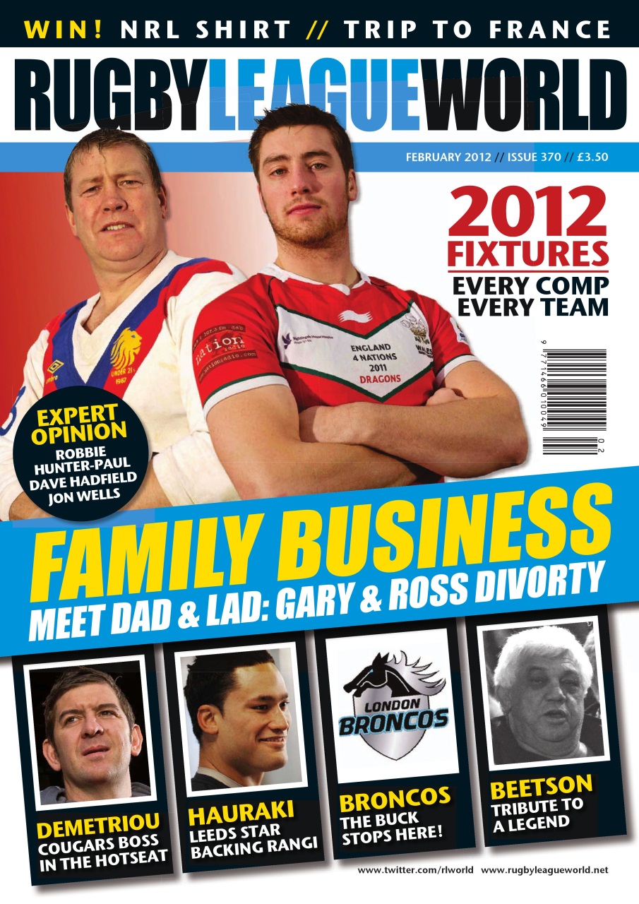 Rugby League World Preview Pages