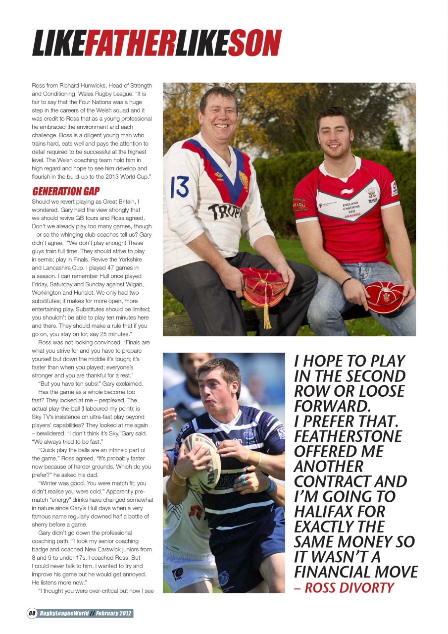 Rugby League World Preview Pages
